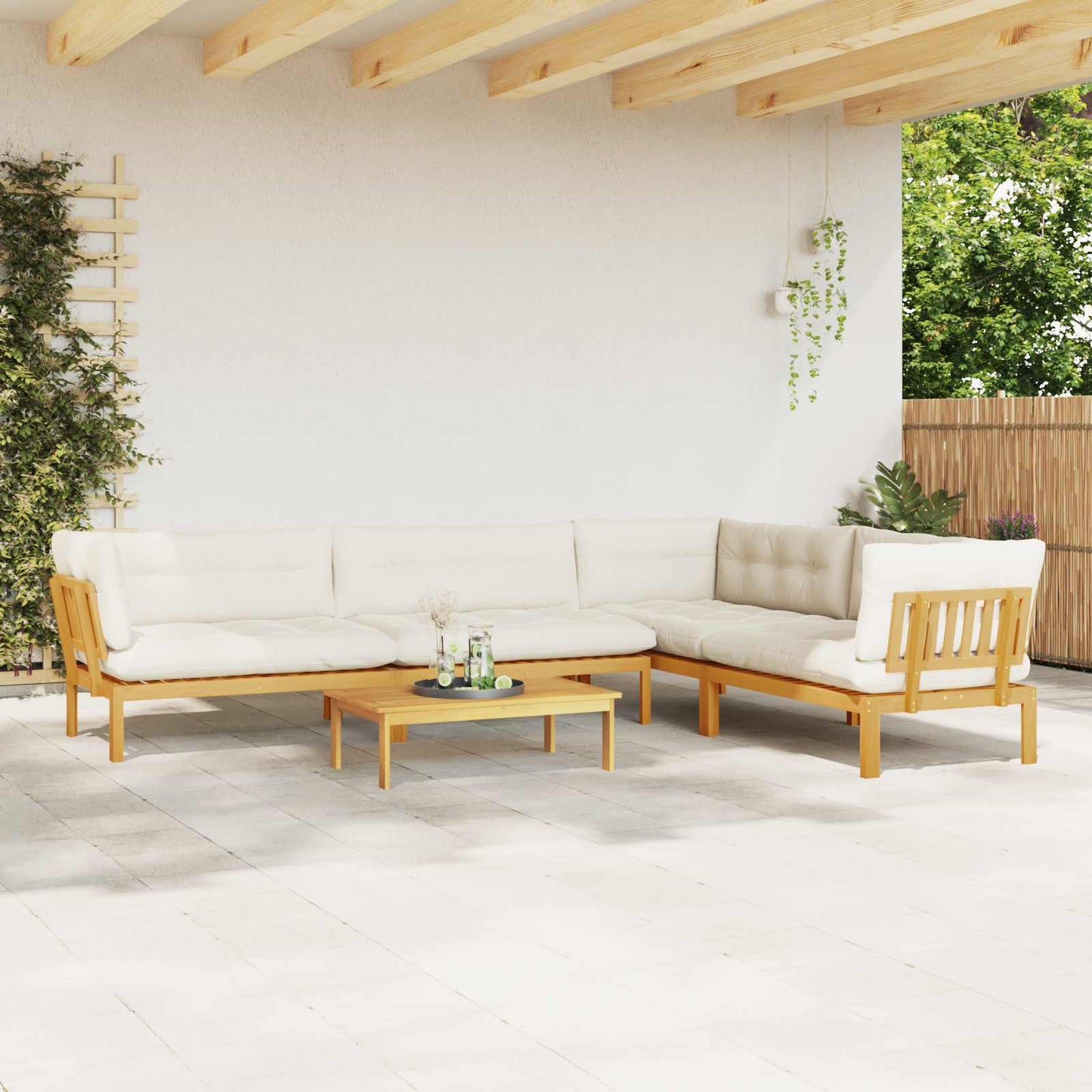 5 Pezzo Unità di divano pallet da giardino | homemem39