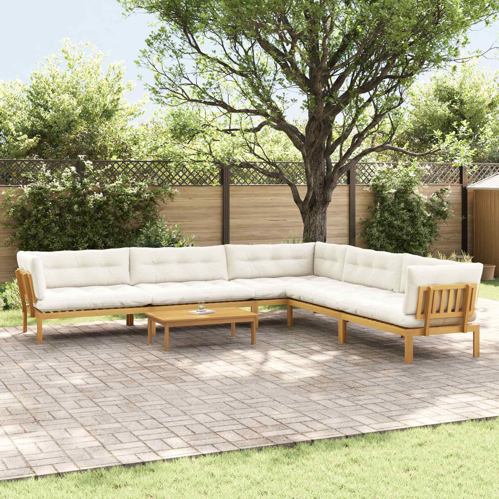 6 Pezzo Unità di divano pallet da giardino | homemem39