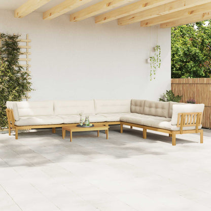 6 Pezzo Unità di divano pallet da giardino | homemem39