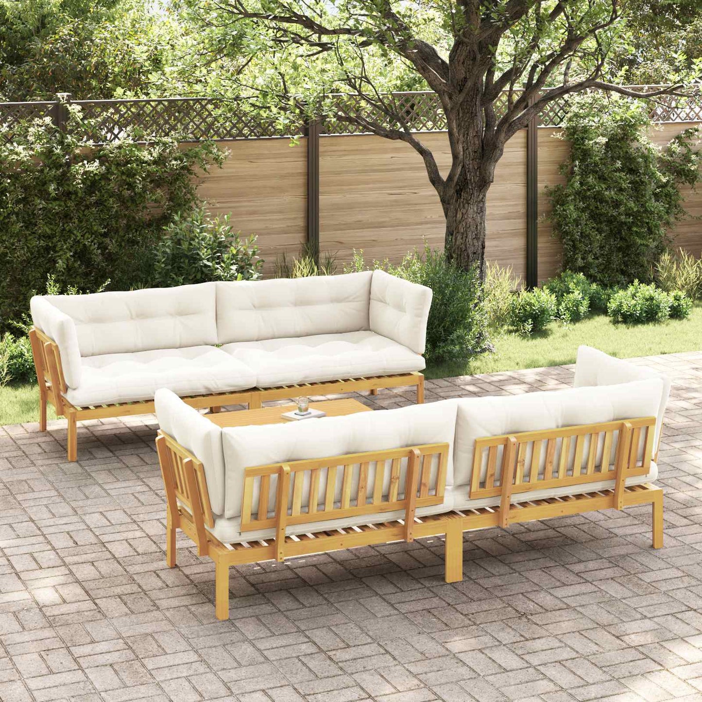 5 Pezzo Unità di divano pallet da giardino | homemem39
