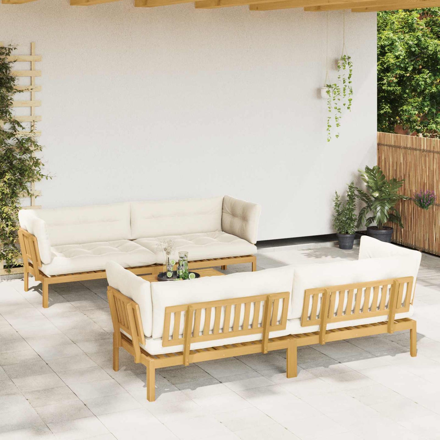 5 Pezzo Unità di divano pallet da giardino | homemem39