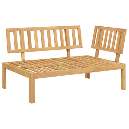 Set di divani 4 pcs Antracite Legno di Acacia Massello | homemem39