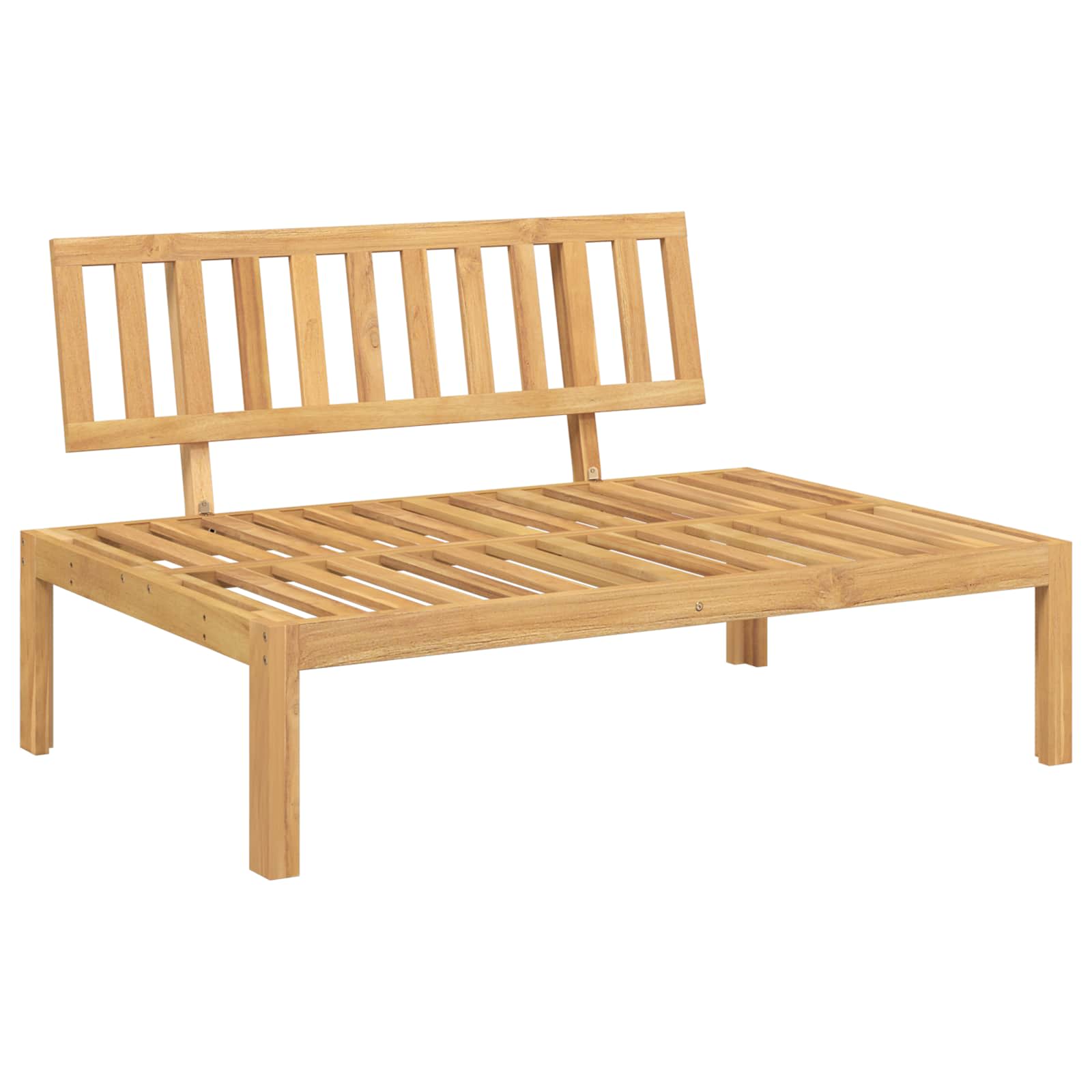 Set di divani 4 pcs Antracite Legno di Acacia Massello | homemem39