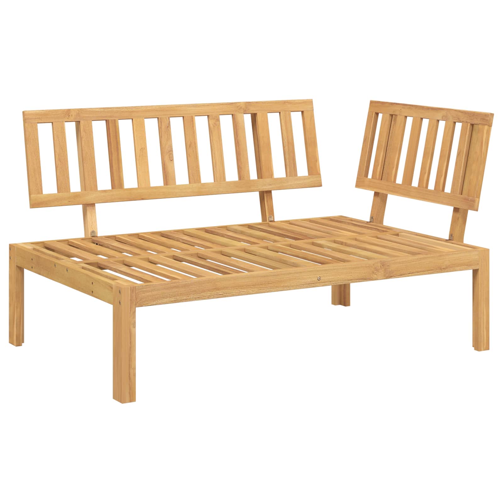 Set di divani 5 pcs Antracite Legno di Acacia Massello | homemem39