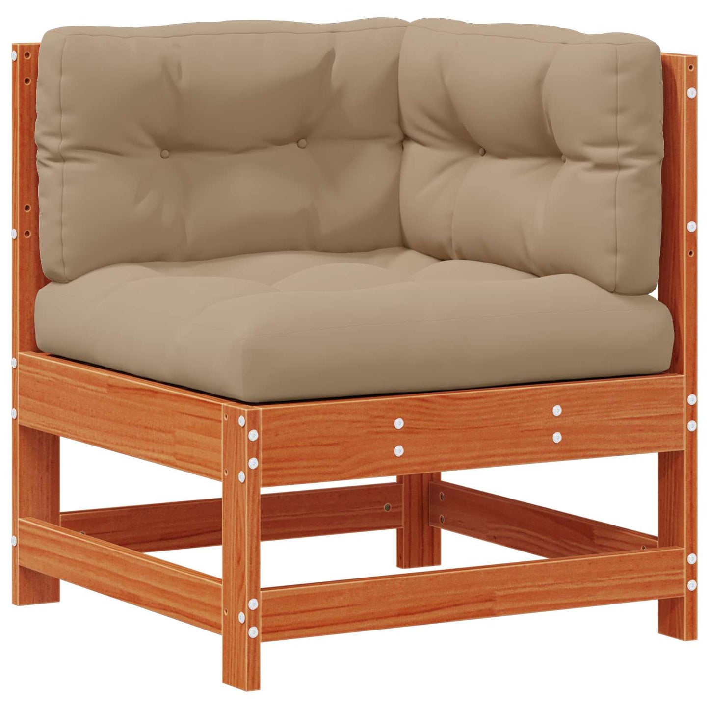 Set Lounge da Giardino 7 pcs Marrone Cerato | homemem39