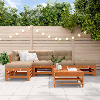 Set Lounge da Giardino 5 pcs Marrone Cerato | homemem39