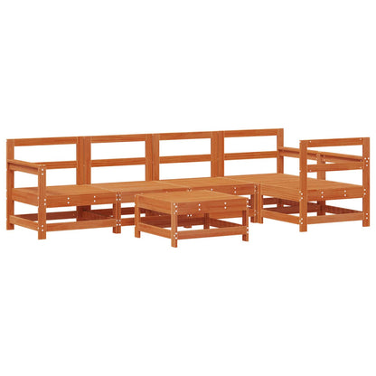 Set Lounge da Giardino 6 pcs Marrone Cerato | homemem39