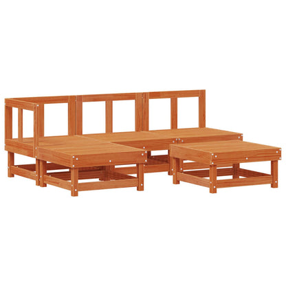 Set Lounge da Giardino 13 pcs Marrone Cerato | homemem39