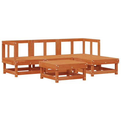 Set Lounge da Giardino 15 pcs Marrone Cerato | homemem39