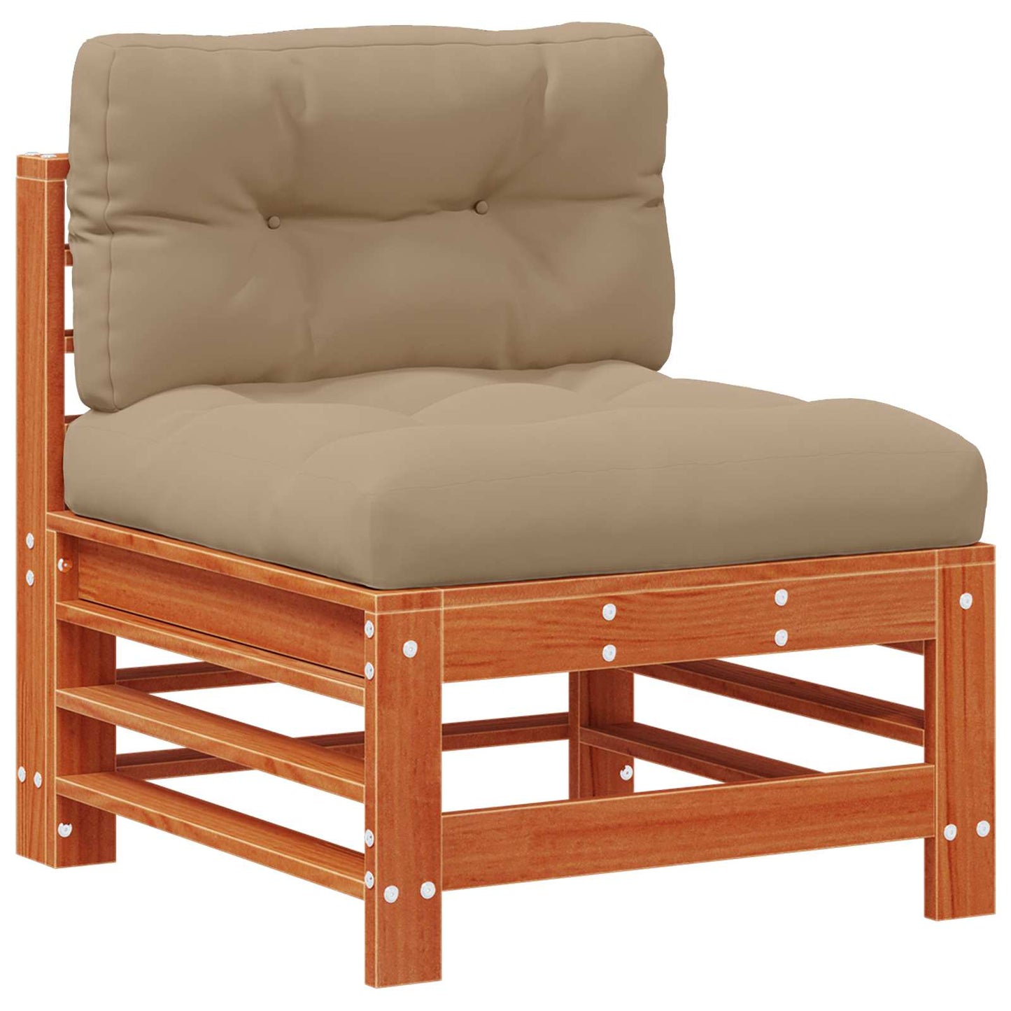 Set Lounge da Giardino 5 pcs Marrone Cerato | homemem39