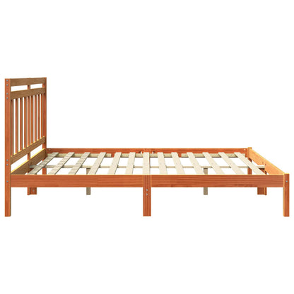 Struttura del letto Marrone cerato 180 x 200 cm Pino massello