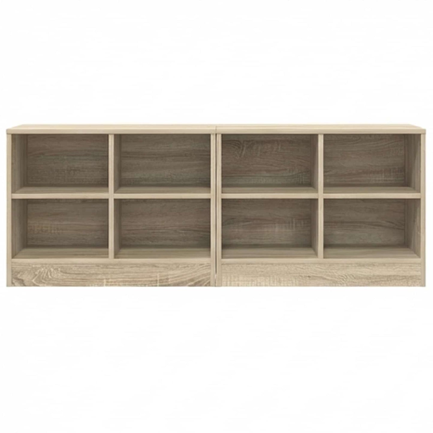 Armadietto per letto 2 pcs Rovere Sonoma 66 x 33 x 48 cm | homemem39