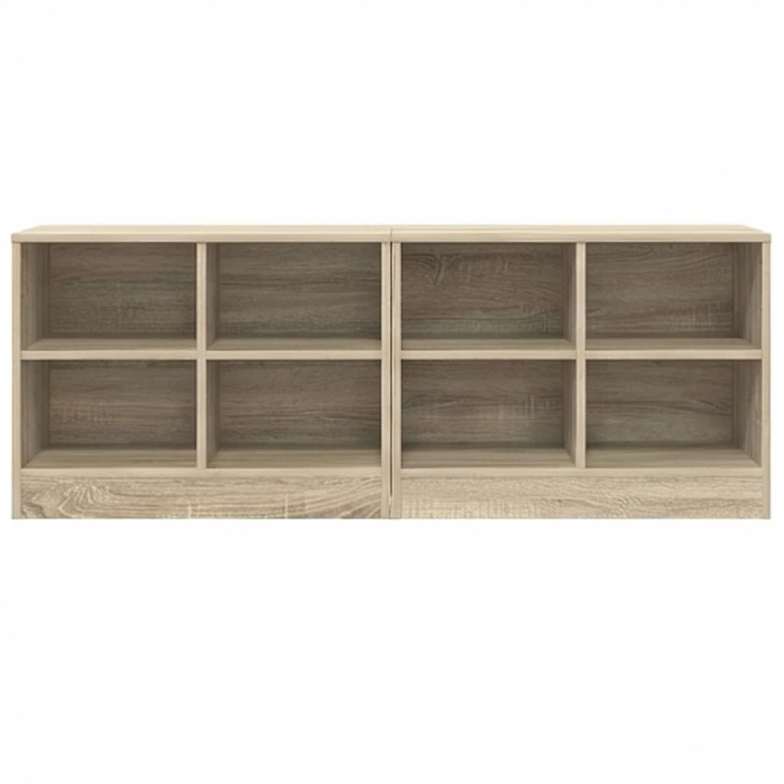 Armadietto per letto 2 pcs Rovere Sonoma 66 x 33 x 48 cm | homemem39