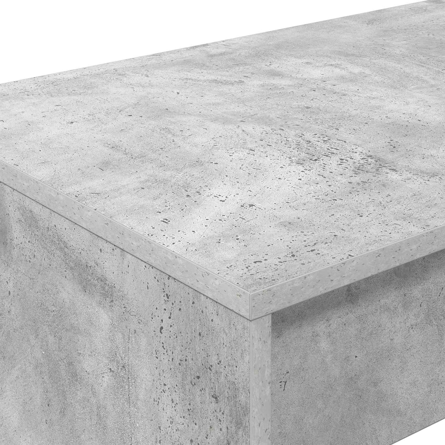 Scrivania Letto Grigio Cemento Legno ingegnerizzato
