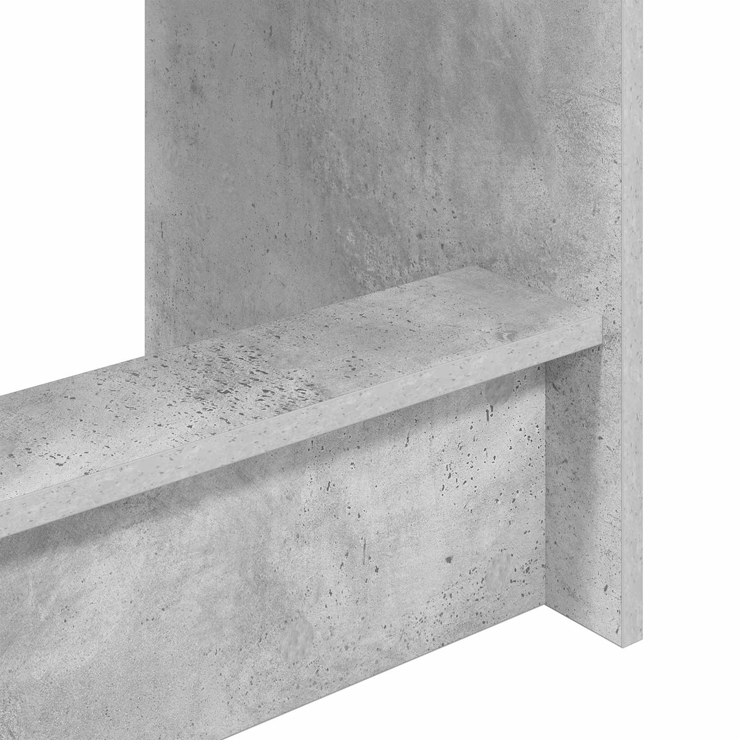 Scrivania Letto Grigio Cemento Legno ingegnerizzato