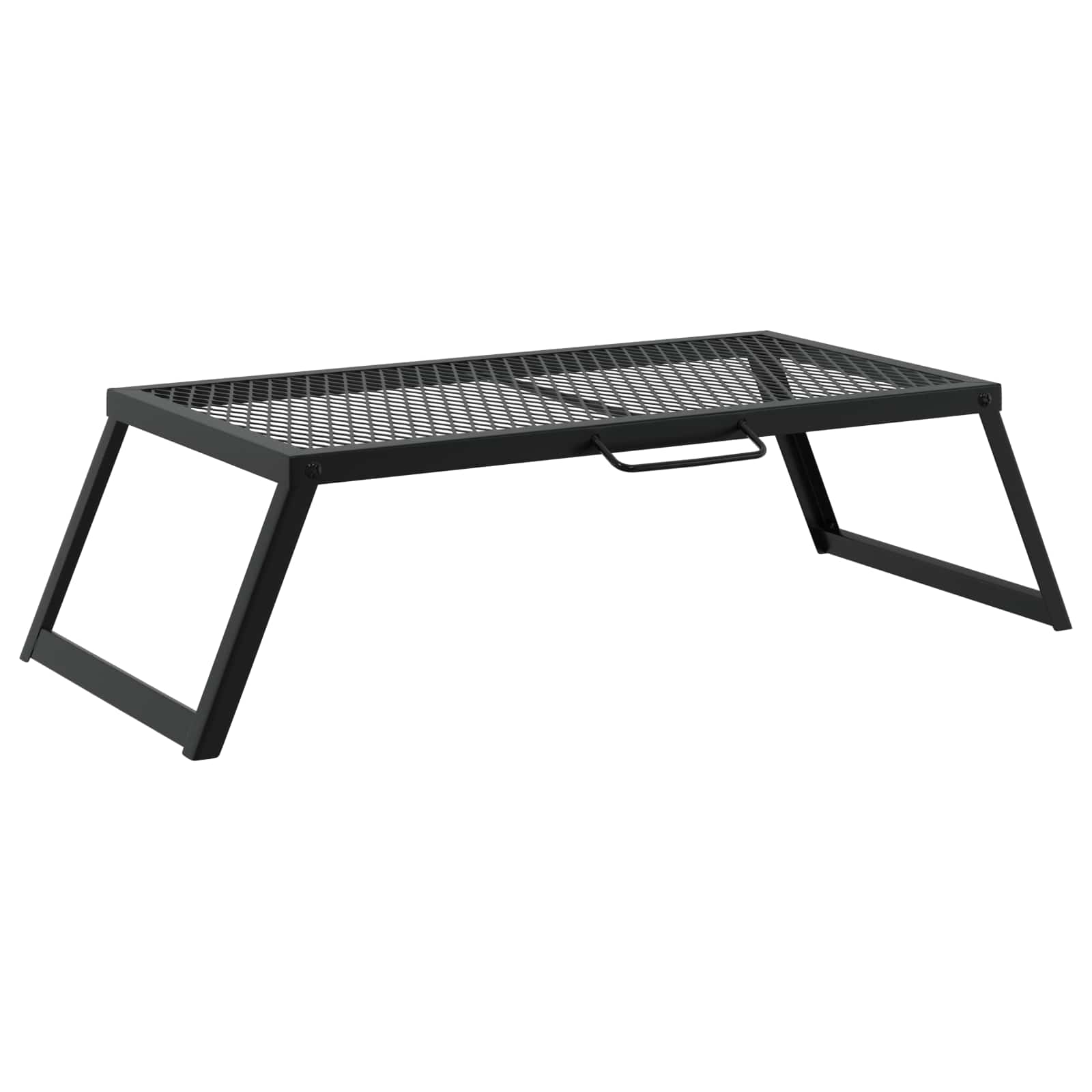 Griglia da Campeggio Pieghevole Nero 58 x 31 x 2 cm | homemem39