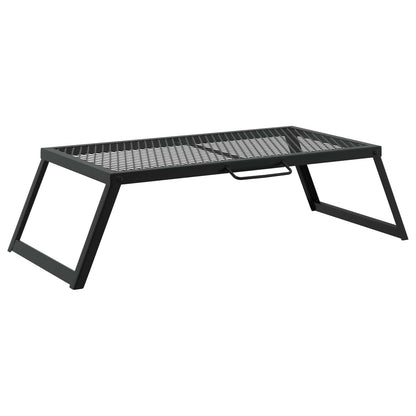 Griglia da Campeggio Pieghevole Nero 58 x 31 x 2 cm