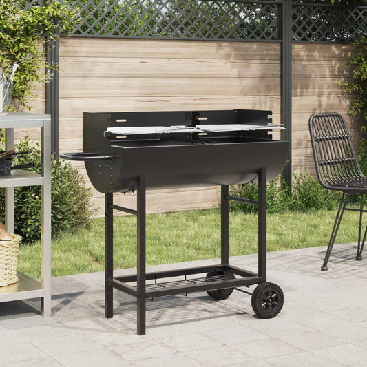 griglia a carbone 96,5 x 42,5 x 88,5 cm Nero | homemem39