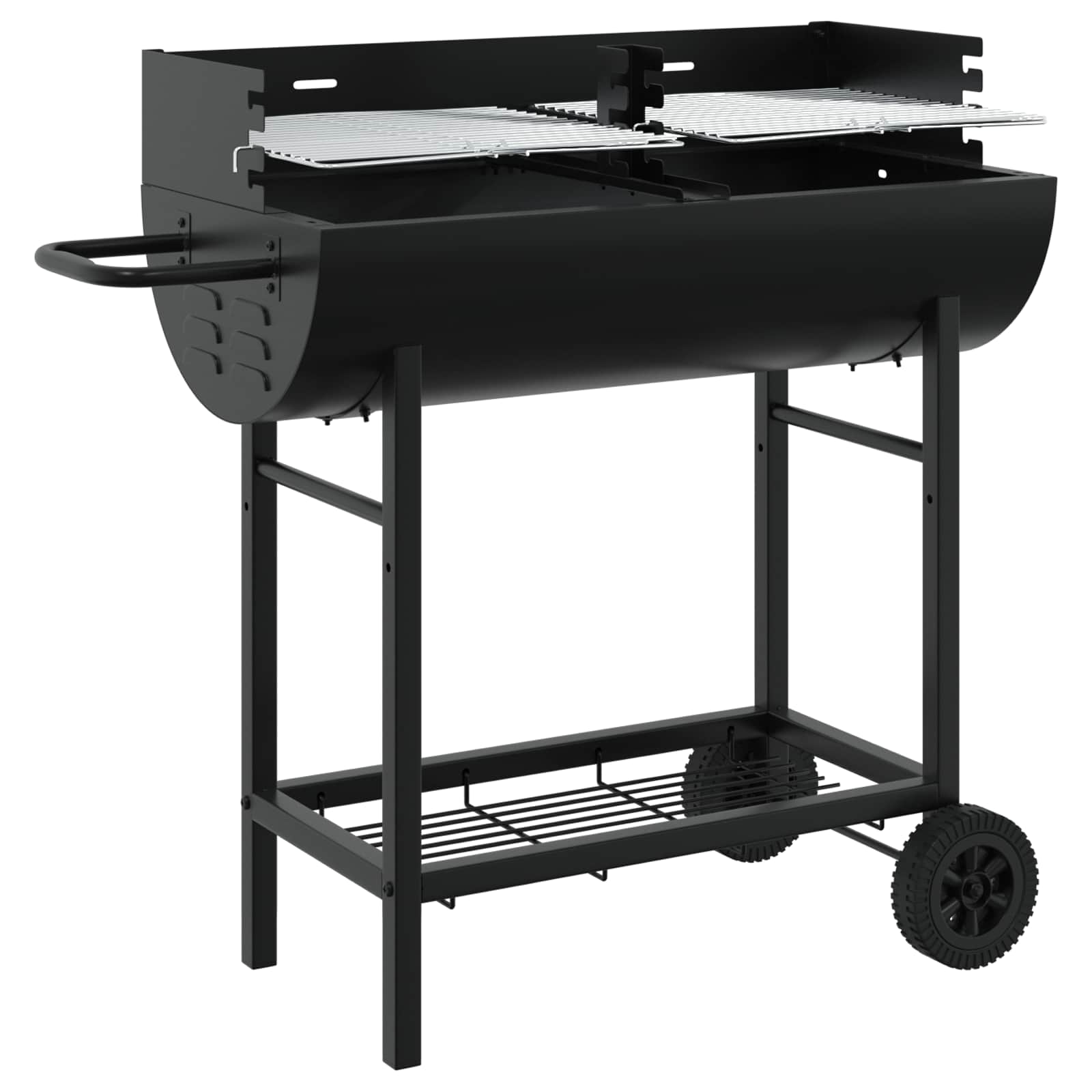 griglia a carbone 96,5 x 42,5 x 88,5 cm Nero | homemem39
