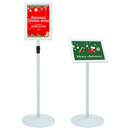 Supporto Poster a Piedistallo Argento 33 x 33 x 123 cm | homemem39