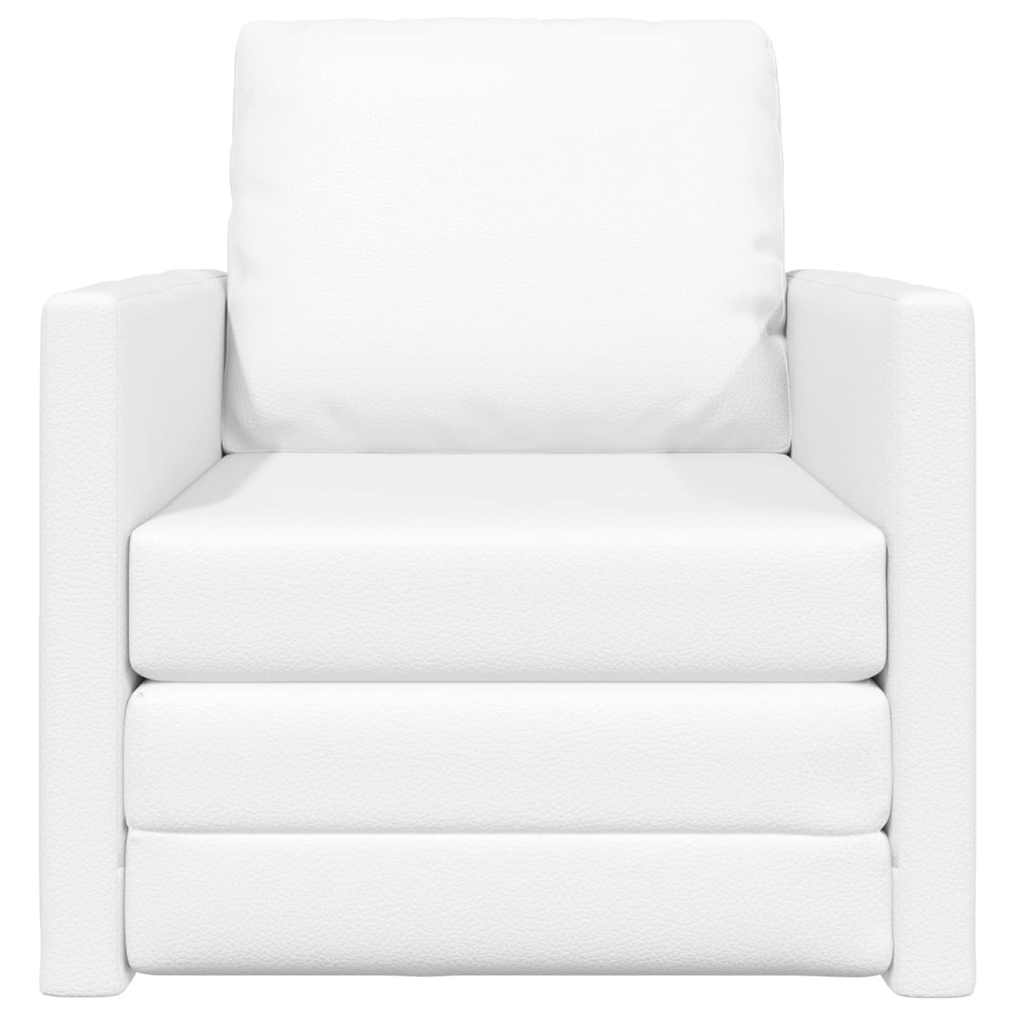 Divano Letto Pieghevole Bianco 74 x 77 x 81 cm PVC