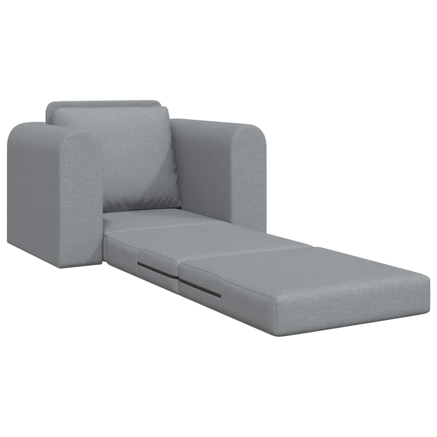 Divano Letto Pieghevole Grigio chiaro 98 x 71 x 83 cm Tessuto