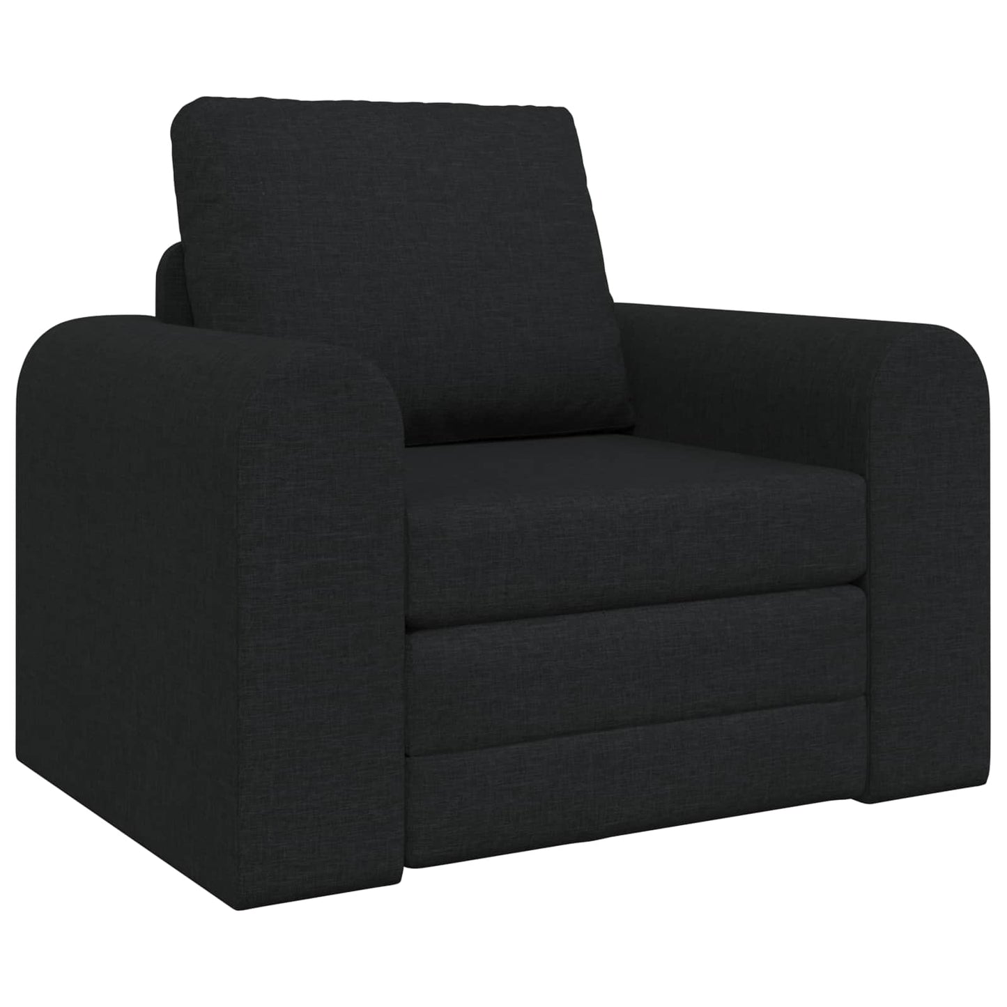 Divano Letto Pieghevole Nero 98 x 71 x 83 cm Tessuto