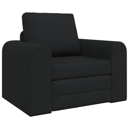 Divano Letto Pieghevole Nero 98 x 71 x 83 cm Tessuto