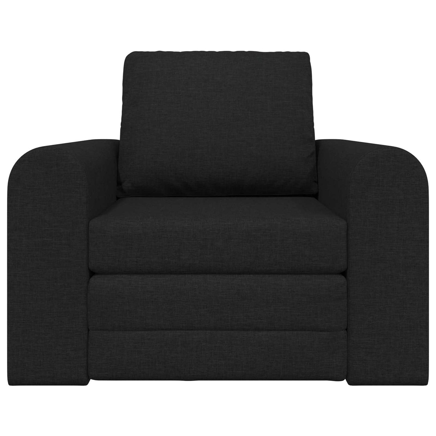 Divano Letto Pieghevole Nero 98 x 71 x 83 cm Tessuto