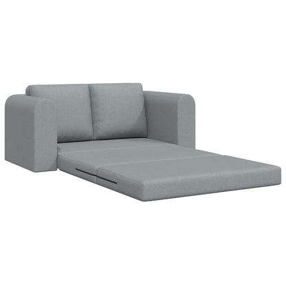 Divano Letto Pieghevole Grigio chiaro 148 x 71 x 83 cm Tessuto