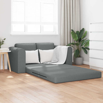 Divano Letto Pieghevole Grigio scuro 148 x 71 x 83 cm Tessuto