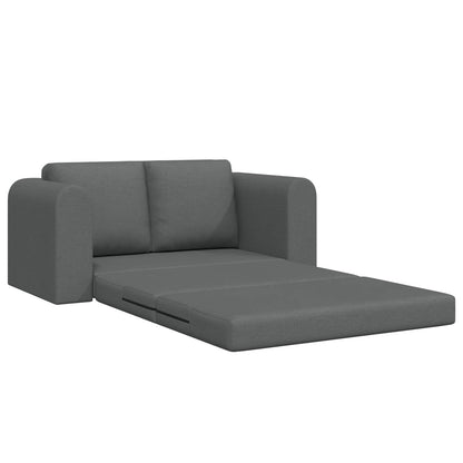 Divano Letto Pieghevole Grigio scuro 148 x 71 x 83 cm Tessuto