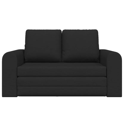 Divano Letto Pieghevole Nero 148 x 71 x 83 cm Tessuto