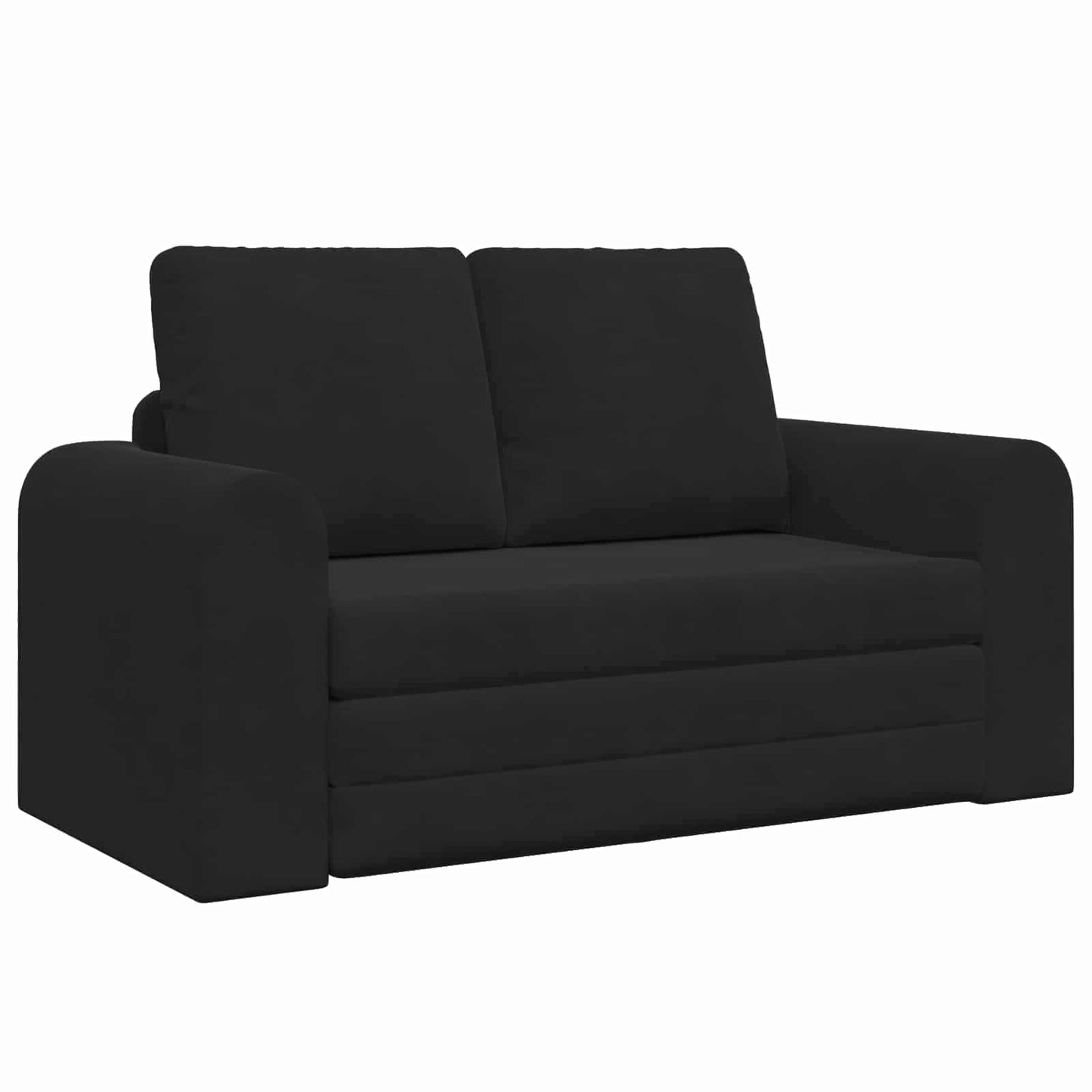 Divano Letto Pieghevole Nero 148 x 71 x 83 cm Velluto