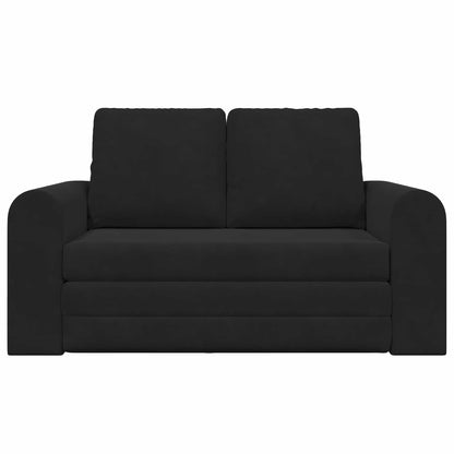 Divano Letto Pieghevole Nero 148 x 71 x 83 cm Velluto
