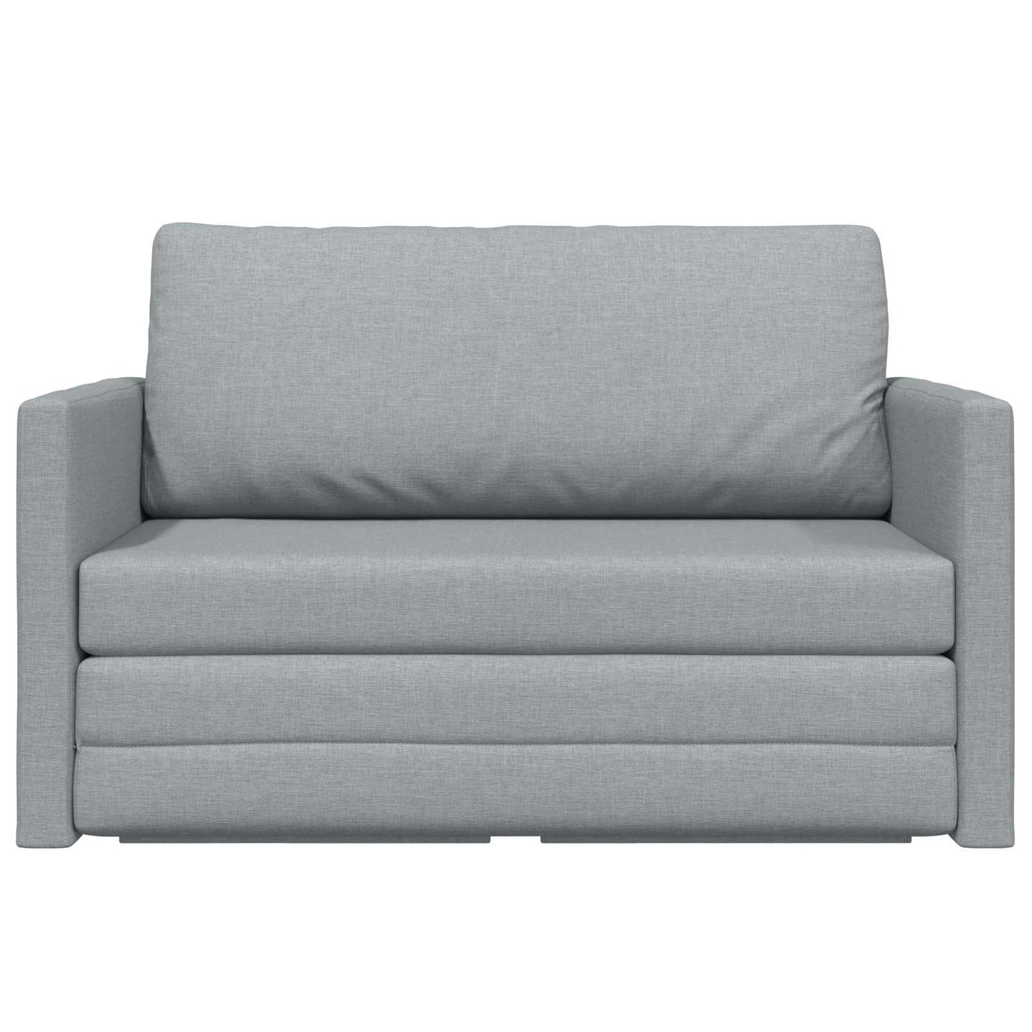 Divano Letto Pieghevole Grigio chiaro 124 x 71 x 78 cm Tessuto