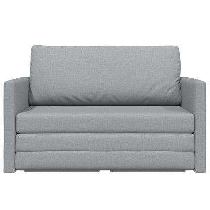 Divano Letto Pieghevole Grigio chiaro 124 x 71 x 78 cm Tessuto