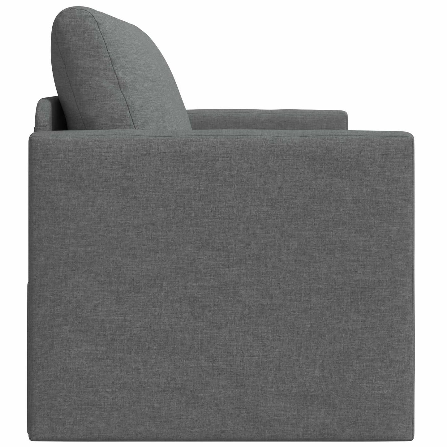 Divano Letto Pieghevole Grigio scuro 124 x 71 x 78 cm Tessuto
