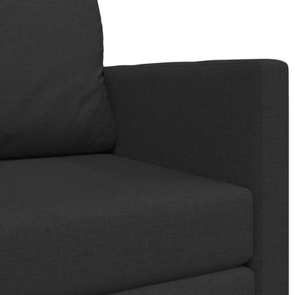 Divano Letto Pieghevole Nero 124 x 71 x 78 cm Tessuto