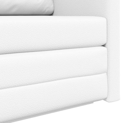 Divano Letto Pieghevole Bianco 124 x 71 x 78 cm PVC