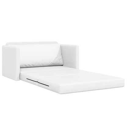 Divano Letto Pieghevole Bianco 124 x 71 x 78 cm PVC