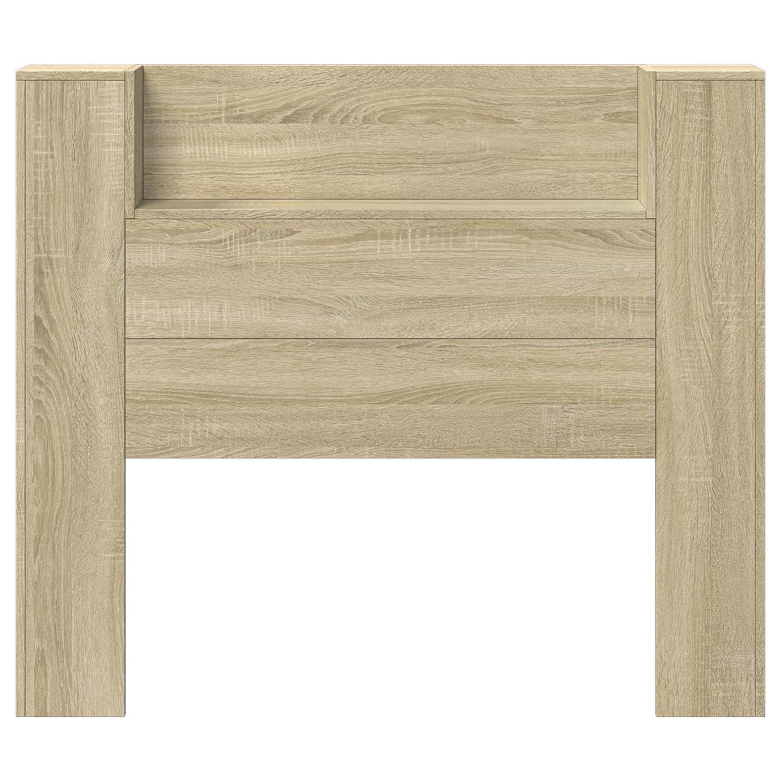 Testata con Mobile e LED Sonoma 120 x 16,5 x 103,5 cm | homemem39