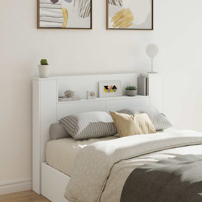 Testata con Mobile e LED Bianco 140 x 16,5 x 103,5 cm