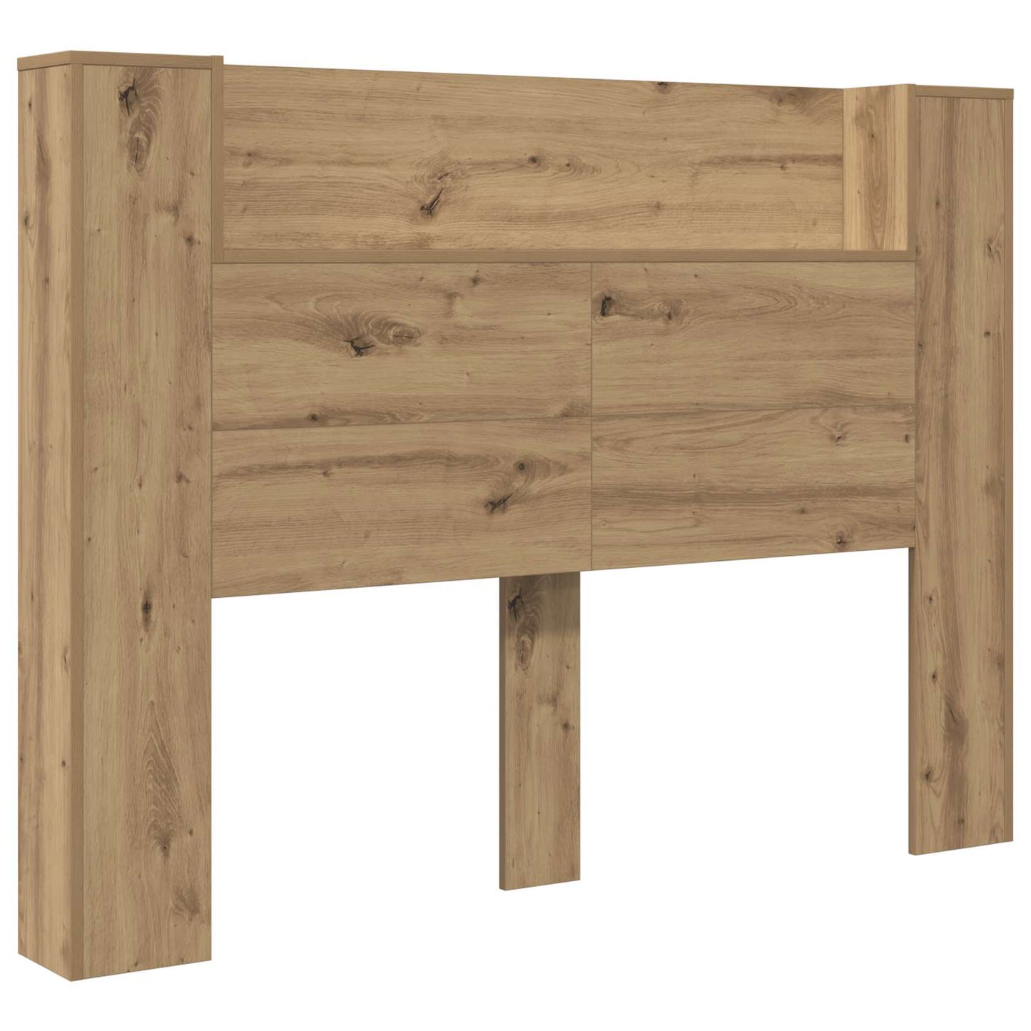 Testata con Mobile e LED Rovere Artigianale Legno multistrato