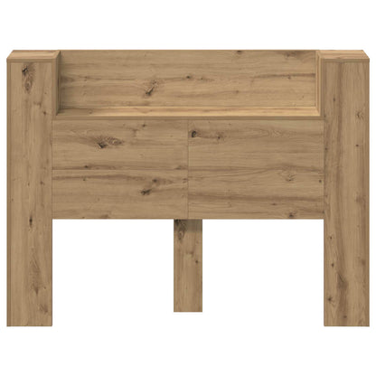 Testata con Mobile e LED Rovere Artigianale Legno multistrato | homemem39