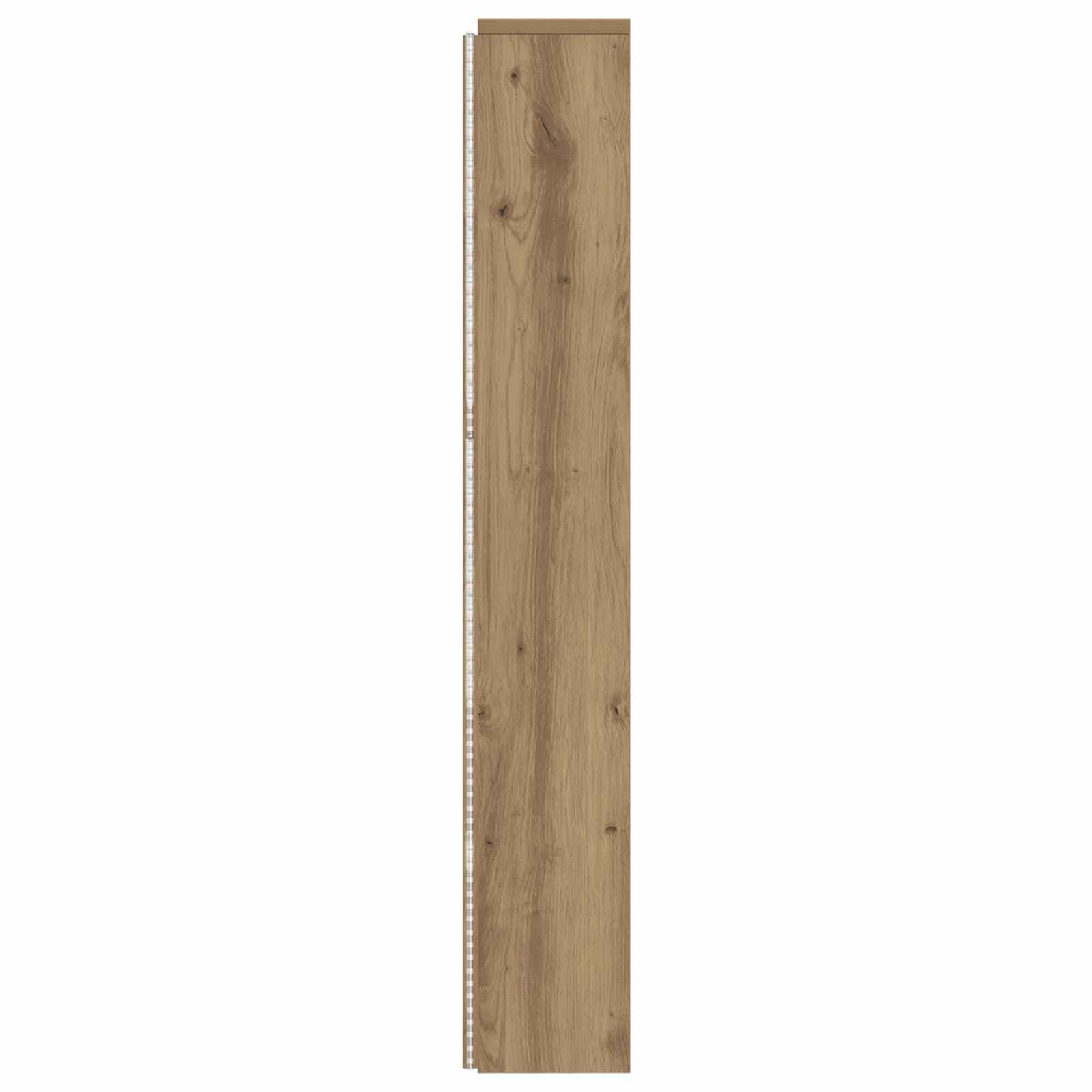 Testata con Mobile e LED Rovere Artigianale Legno multistrato | homemem39