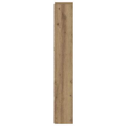 Testata con Mobile e LED Rovere Artigianale Legno multistrato | homemem39