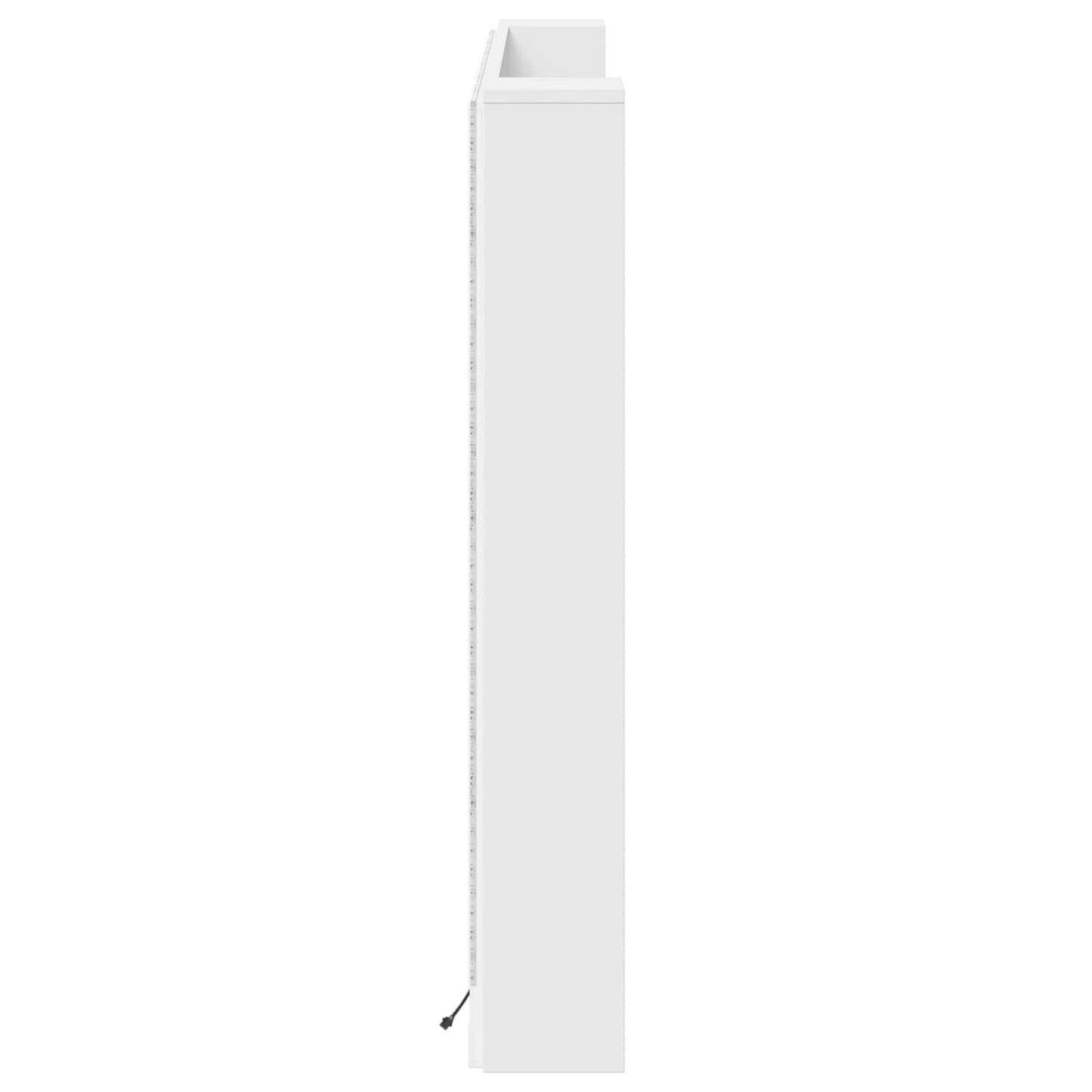 Testata con Mobile e LED Bianco 160 x 16,5 x 103,5 cm | homemem39