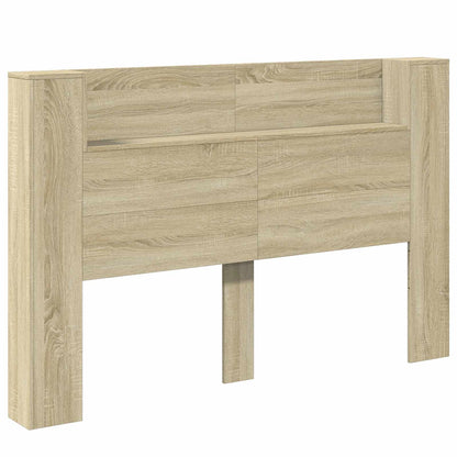 Testata con Mobile e LED Sonoma 160 x 16,5 x 103,5 cm