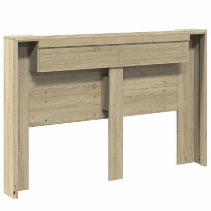 Testata con Mobile e LED Sonoma 160 x 16,5 x 103,5 cm | homemem39